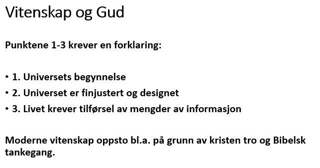 Vitenskap og Gud